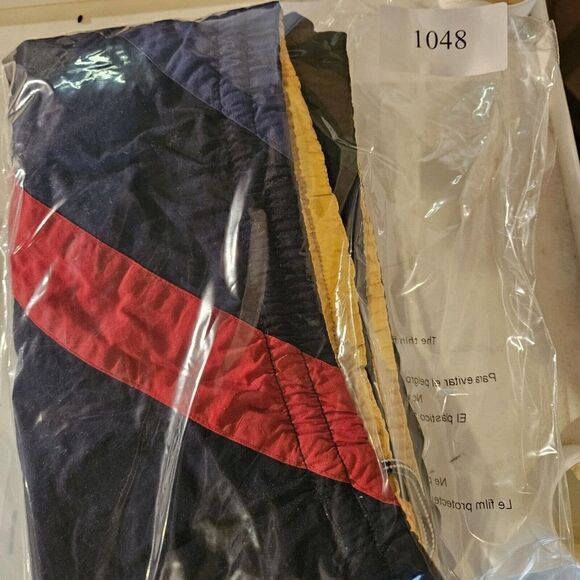 Vtg Nautica Board Shorts Mens Medium Blue Green Color Block Surf Swim Trunks - Picture 9 of 9